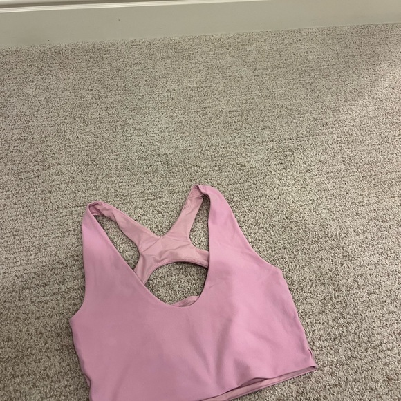 Lululemon bend this scoop and cross bra, strawberry milkshake, xxs/xs - Picture 4 of 4
